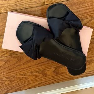 Brand new Kate Spade slides in navy blue